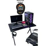 Heygaming2 Profesyonel Oyuncu Masası Siyah Siyah 110 cm