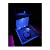 HEYjewelry Işıklı Kutuda Çelik Ayarlanabilir Kalp Yüzük Ciddi İlişki Yüzüğü P