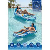 Heykida Fileli Şişme Havuz & Deniz Güneşlenme Şezlongu ( 152 × 91 × 62 cm )