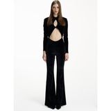 Heylea Düz Siyah Kadın Tulum Marni Jumpsuit