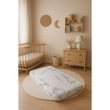 Heyner 10 cm Bamboo Bebek ve Çocuk Yatağı Park Yatak Anne Yanı ve Bebek Yatakları Bambu Lüx Ortopedik 60 x 90 cm - Beyaz