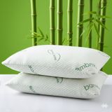 Heyner 2 Adet 1200 Gram Bamboo Yastık 50x70 Visco Bambu Yastık 2'li Paket Ortopedik Yastık Yeşil