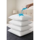 Heyner 4 Adet 1200 Gram Alezli Yastık 50X70 Visco Alezli Yastık 4'Lü Paket Ortopedik Yastık Fermuarlı