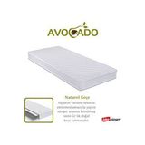 Heyner 90x190 Ortopedik Yaylı Yatak Avocado Jakarlı - Ortopedik Tek Kişilik Yatak 90x190 | Yaylı Yatak Beyaz