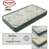 Heyner Bamboo Çift Yönlü ve Organic Cotton 60x170 Yaylı Yatak