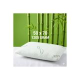 Heyner Bamboo Yastık 1200 Gram 50X70 Visco Bambu Yastık Ortopedik Yastık Fermuarlı Yıkanabilir Kılıf