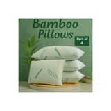 Heyner Bamboo yastık 50x70 Visco Bambu Yastık 4 Adet Çift kişilik Ortopedik yastık 1200 Gr