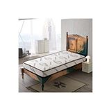 Heyner Garden Ortopedik Tek Kişilik Bambu Desenli Yatak 90x190 Beyaz