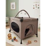 Heyner Maller 70X110 Bebek Oyun Parkı Park Yatak Park Beşik Oyun Parkı Alezli Yatak Hediyeli - Bej