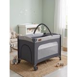 Heyner Maller 70X110 Bebek Oyun Parkı Park Yatak Park Beşik Oyun Parkı Alezli Yatak Hediyeli - Gri