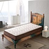 Heyner Sea Shell Coffee Bamboo Tek Kişilik Yaylı 90x180 cm Yatak