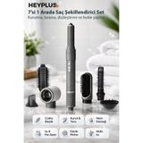 Heyplus Saç Şekillendirici Set 7’si 1 Arada Airwrap iyonik Saç Kurutma ve Bukle-Maşa