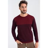 Heyss Bisiklet Yaka Erkek Triko Kazak - XL - Bordo