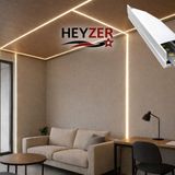 Heyzer 7×13 LED Profili Alüminyum 3 Metre Sarı Beyaz Günışığı Işık Rengi ile Enerji Tasarruflu