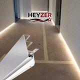 Heyzer Altı Oval Led’li Süpürgelik Profili (3 Metre) – Alüminyum - Beyaz