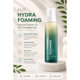 HF HEALING FORMULA H²O Hydra Foaming Yüz Temizleme Köpüğü, Algae Exosome ve Spirulina ile, Tüm Cilt Tipleri için, Centella Asiatica ve Yeşil Çay Özlü, Derin Arındırıcı