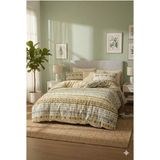 H&F Trendline Çift Kişilik Otantik Sarı Nevresim Takımı - Sarı - Bej - Kahve - 220 x 240 cm