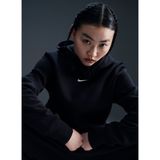 HF6839-010 W NSW PHNX FLC STD PO HO Siyah Kadın Kapüşon Sweatshirt