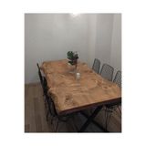 HFAY Doğal Ahşap Yemek Masası 80X120