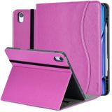 HFcoupe 2024 iPad Air 11 inç Gen 6 M2, iPad Air 5./4. Nesil 11 inç Kılıf (2022 ve 2020), Kalem Tutuculu Dikiş iPad Hava Kapağı, Otomatik Uyandırma/Uyku Tableti Koruyucu Folyo, Mor