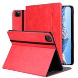 HFcoupe iPad Pro Kılıf 12,9 inç 6. Nesil 2022/Gen 5. 2021, iPad Pro 12.9 Kılıflar Kalem Tutacağı ve Cepli, Çoklu Açılar Görüntüleme Folyo Kapağı Otomatik Uyku/Uyandırma, Kırmızı