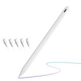 HFENGZN iPad Apple Pencil 9. ve 10. Nesil, iPad Avuç İçi Reddetme ve Eğim Hassasiyeti için Hızlı Şarj Stylus Kalem, iPad Pro 11/12.9", iPad Mini 5/6, iPad 6/7/8/9/10, iPad Air 3/4/5 ile Uyumlu (Beyaz)