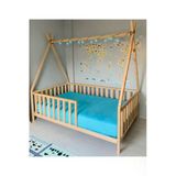 Hft Home Özgök Tarım Montessori Bebek Ve Çocuk Karyolası Unisex Doğal Ahşap Yatak 90X190