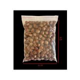 HG AMBALAJ 50 Adet 16X20 Cm Şeffaf Kilitli Poşet, Kına Çerez Kuruyemiş Poşeti, Kilitli Torba