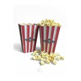 HG AMBALAJ PopCorn Mısır Kutusu, Patlamış Mısır Kutusu , 16cm x 8cm (Küçük Boy), 50 Adet