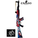 Hg Home&Game Ahşap Cs-Go Ak-47 Point Disarray Ak-47 Kargaşa Noktası Skin Kaplamalı Lastik Atar Gamer Hediyelik