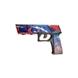 Hg Home&Game Ahşap Cs-Go Angry Mob P250 Lastik Atar Oyuncak Tabanca
