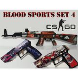Hg Home&Game Ahşap Cs Go Blood Set-4 3Lü Ahşap Oyuncak Takımı