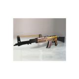Hg Home&Game Ahşap Csgo Yakıt Enjektörü Skin Kaplamalı Ak-47 Renkli Lastik Atan Ak-47 Oyuncak