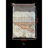 HG Tedarik 25 Adet 40X60 cm Bantlı Yapışkanlı Şeffaf Opp Jelatin Poşet, Çeyiz Poşeti ( 40X55+5)