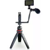Hg-vlg5 Youtuber Vlogger ışık mikrofon ve tripod Set