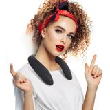 HGHOHG Boyun Bandı Hoparlör, Kablosuz Giyilebilir Hoparlör Gerçek 3D Stereo HiFi Ses, 8H Çalma Süresi ile Taşınabilir Kişisel Vücut Hoparlörleri, Ev, Ofis ve Dış Mekan için Giyilebilir Hoparlör