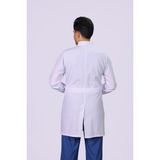 Hgm Collection Erkek Uzun Kol Hakim Yaka Medikal Önlük Doktor Hemşire Ezcacı Öğretmen Önlüğü Ince Kumaş - Beyaz