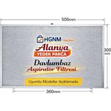 Hgnm E-Trading 00744829 Davlumbaz Filtresi 506×300 mm Davlumbaz Yağ Filtresi Mutfak Aspiratörü Havalandırma - Aspiratör & Davlumbaz