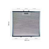 Hgnm E Trading 2 Adet 40472718 - Aspiratör Davlumbaz Yağ Filtresi, 320 X 290 Mm, Teka De70, Db70, Cwx108.900, L8