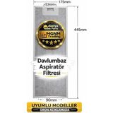 Hgnm E-Trading Davlumbaz Metal Yağ Filtresi 445x175 mm – Bosch 00352813 Uyumlu Alüminyum Filtre | Yıkanabilir Mutfak Aspiratör Filtre Teli - Aspiratör & Davlumbaz
