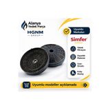 HGNM E Trading Simfer 51389 Aktif Karbon Filtre Seti 160,8 mm Davlumbaz Aspiratör Uyumlu