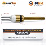 Hgnm E-Trading Viessmann Vitodens 050-T Kombi NTC Sıcaklık Sensörü 7831303 | Vitopend 100 WH1D 24-31 kW Uyumlu Termistör Isı Sensörü - HBCV00007CJJJ3