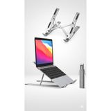 HGROUP Ayarlanabilir Katlanabilir Laptop Standı Alüminyum Kaymaz Taşınabilir Notebook Yükseltici