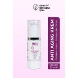 Hhs Yaşlanma ve Kırışıklık Karşıtı Anti Aging Bakım Kremi 30 ml - Kolajen, Hyaluronik Asit, E Vitamini, Jojoba ve Üzüm Çekirdeği Yağı