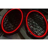 Hi-Fi Hf-6969 Oval Ledli Midrange Kapak 2 Li Takım
