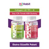 Hi Habit Kolajen Tip1-Tip3 - Hsn Saç, Cilt Ve Tırnak Vitamini Takviye Edici Gıda Seti