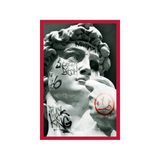 Hi Kami Modern Graffiti Sculpture Tasarımlı Dekoratif Hediye Not Kartı | Sokak Sanatı Kartpostal | 10×15 cm