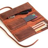 Hi Leather Dika Deri Kalemlik - Rose