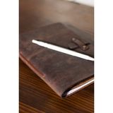 Hi Leather El Yapımı Gerçek Deri A5 Defter Ajanda - Kestane