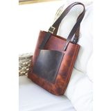 Hi Leather Kahve Torba Deri Çanta Rose